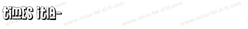 times itla字体转换